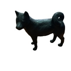 【金属製オブジェ】犬と虎の置物セットの画像