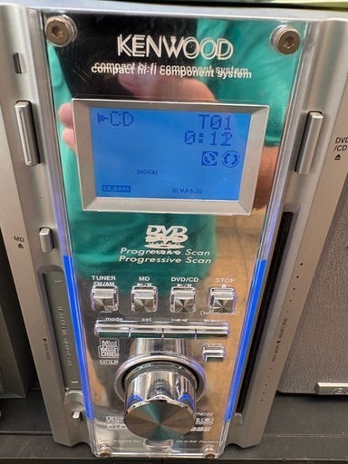KENWOOD RMD-ES9DVD DVD/CD/0MD RECEIVER 動作品 システムコンポ