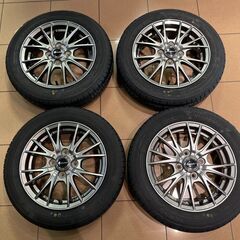 限定１セット【最終】軽自動車 新品タイヤ ホイールセット価格 155/65R14 N-BOX/タント/ワゴンR ブリヂストンNEWNOの画像