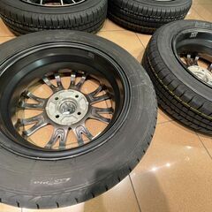限定１セット【最終】軽自動車 新品タイヤ ホイールセット価格 155/65R14 N-BOX/タント/ワゴンR ブリヂストンNEWNOの画像