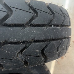 HONDAジャイロのタイヤホイールの画像