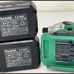 中古 マキタ 14.4V 1.1Ah M695DWX インパクトドライバ M695D (バッテリ BL1411G x2個)の画像