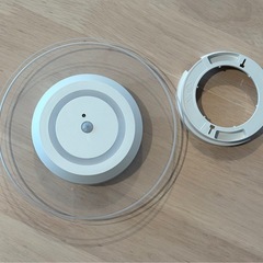 美品　小型シーリングライト　人感センサー　電球色　アイリスオーヤマの画像