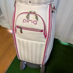 ping キャスター付キャディバッグの画像