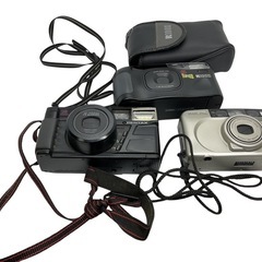 コンパクトフィルムカメラ まとめ売り（RICOH／MINOLTA／PENTAXなど） の画像