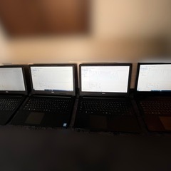 格安！ノートパソコン 格安 4台セット DELL Windows10の画像