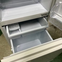 ジャングルジャングル貝塚店 168L冷蔵庫 AQUA アクア AQR-17K 2020年製 2ドア冷蔵庫 白 ホワイト 中古 リサイクルショップ 貝塚市 洗浄済み の画像