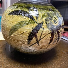 骨董品　花瓶　草場正人　の画像