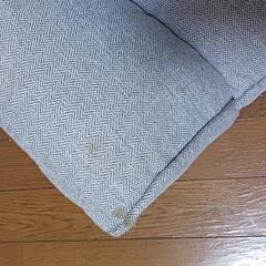 大きめ座椅子(120×53cm) 角度調整３ヶ所！背もたれ、首、膝の画像