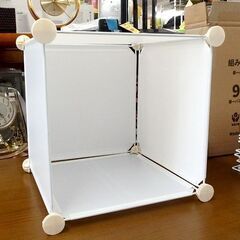 Vacplus 組み立て収納ラック 収納棚  整理棚 収納ボックス 9マスセット ☆ 札幌市 北区 屯田の画像