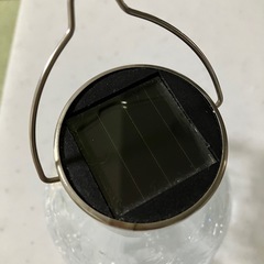 ガラスのソーラーライト　6個の画像