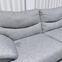 ニトリ　ソファー　グレーの画像