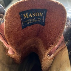 MASON モックトゥーブーツ size:8（26cmくらい？）の画像