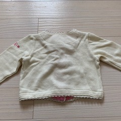 可愛い刺繍カーディガンの画像