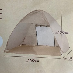 新品 ポップアップテントの画像