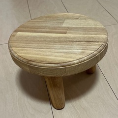 タモ集成材ミニテーブルの画像