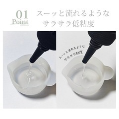 レジン液 新サラサラタイプ ムーンストーン 低粘度 100g入り4本セットの画像