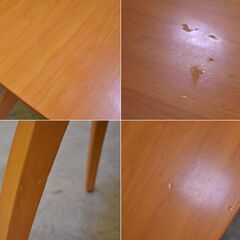 ≪yt1994ジ≫ 4人用ダイニングセット 幅約150cm テーブルx1台 チェアx4脚 5点セット PAKSNWI おしゃれ/上品/モダン/中古家具/宮城県仙台市 70731-02の画像
