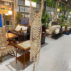 E7★大塚家具★クリスタルビーズ フロアライト ILA-1005G 2016年 スワロフスキー スタンドライト 定価約20万の画像