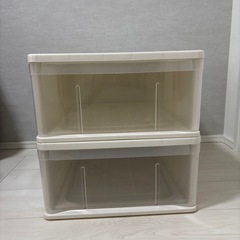 【お譲りします】衣装ケース×2の画像
