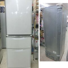 MITSUBISHI 3ドア 冷蔵庫 2014年製 335L MR-C34Y 白 ホワイト 300Lクラス 自動製氷 ホワイト 三菱 札幌 西野店の画像