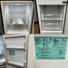 I716 🌈 人気のブラック♪ Haier 冷蔵庫 (148L) ⭐ 動作確認 ⭐ クリーニング済の画像