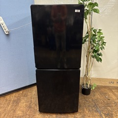 I716 🌈 人気のブラック♪ Haier 冷蔵庫 (148L) ⭐ 動作確認 ⭐ クリーニング済の画像