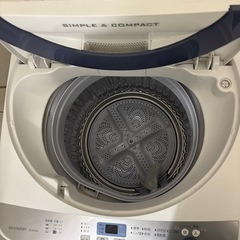 洗濯機 SHARP 2016年式 ES-GE55R-Hの画像