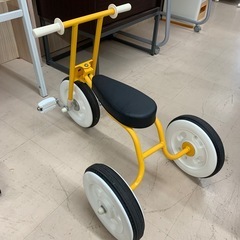美原店 無印良品 三輪車 イエロー　シンプルの画像