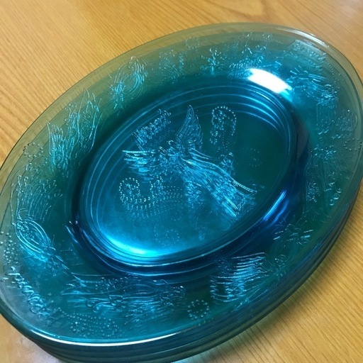 パーソナルエンジェル ガラスプレート4枚 (アトム) 瀬高の食器