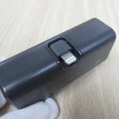( M-741 )ANKER アンカー モバイルバッテリー 5000mAh A1645 ブラック 黒 12W ライトニング端子 中古 動作確認済みの画像