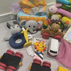 幼児おもちゃセット　ブリオマグネットつみき　無限ティッシュ　サンリオの画像