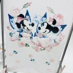 flower fantasy　ミッキー＆ミニー 電気スタンド ピンクの画像