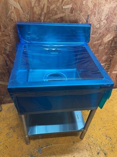 (s7405) 新品未使用品 マルゼン 1槽シンク BS1-066 W600D600H800BG150 流し台 厨房用品 業務用 直接引き取りも歓迎大阪