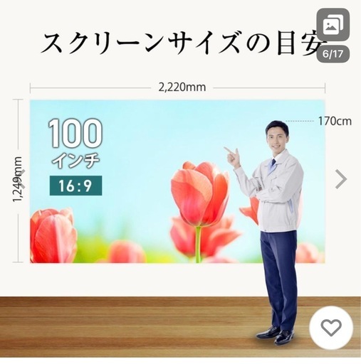 ※週末セール中 プロジェクタースクリーン　タペストリー　100インチ