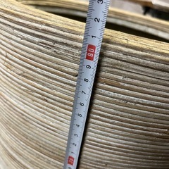 【ナチュラル縦長鉢カバー／高さ約70cm・軽量タイプ】の画像