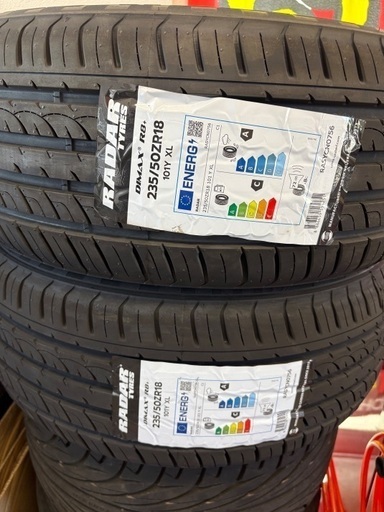 値下げ 235-50/18 新品2本セット レーダー製