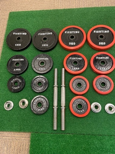 ベンチプレス、ダンベル等