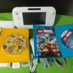 【夏休みセール中♪】任天堂 Wii U 32GB 本体 動作品 おまけ色々 すぐに遊べます♪マリオ LEGO の画像