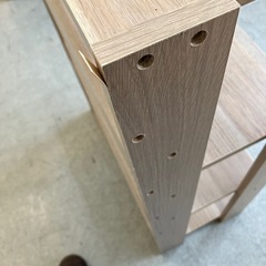K2508-105 オープンウッドラック ベージュ キズ汚れ有りの画像