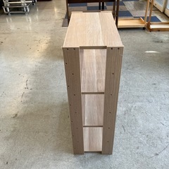 K2508-105 オープンウッドラック ベージュ キズ汚れ有りの画像