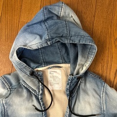 TAVERNITI SO JEANS デニムスウェットジップパーカー　メンズの画像