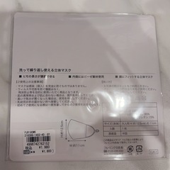 FURLA 洗って繰り返し使える立体マスク グレーの画像