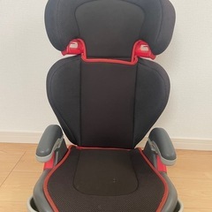 引き取り限定】GRACO ジュニアシート 黒・赤 カップホルダー付き