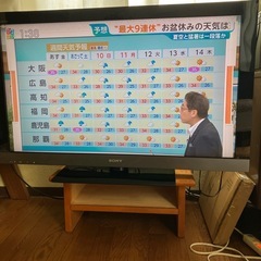 テレビ40型の画像