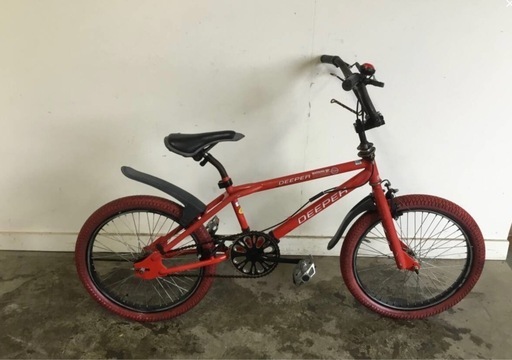 A-7△ 岐阜発/ DEEPER/ BMX/ 自転車/ ジャイロ/ 20インチ/ 走行確認/ 傷サビあり/ 現状品/ 管07s/ R6.12/21 △