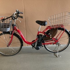 一旦受付中止します　電動自転車の画像