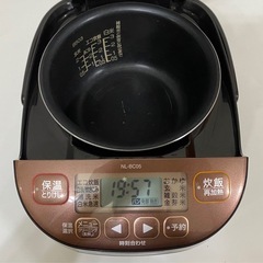 象印 炊飯器 マイコン　NL-BC05 3合炊き／高火力／多機能の画像