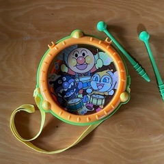 アンパンマン　ドラム　太鼓　幼児用　おもちゃの画像