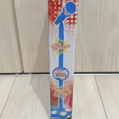 組み立て式 LIVEスタンドマイク ブルーの画像